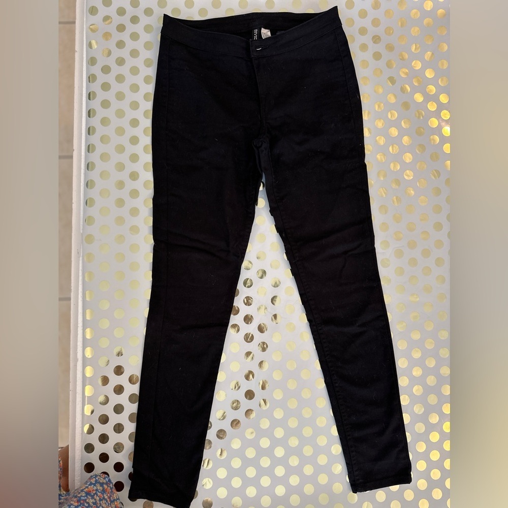 Divided Black Denim Pants